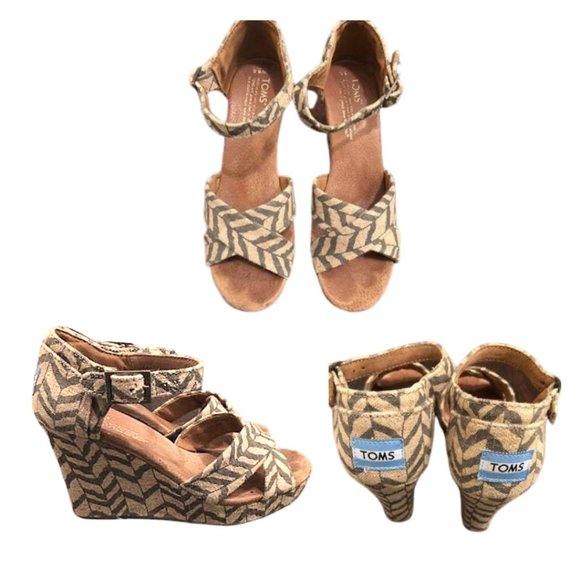 Toms Wedges - Size 6.5 - Picture 2 of 2